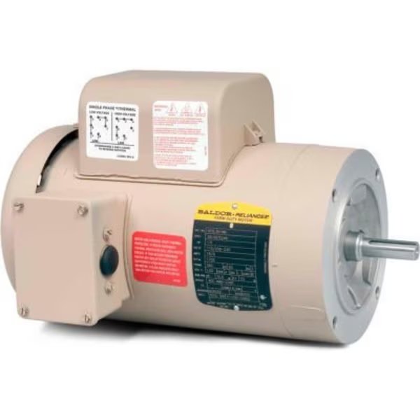 Baldor-Reliance Motor VFDL3610TM, 3HP, 1750RPM, 1PH, 60HZ, 184TC, 3640LC, TEFC, F, Baldor-Reliance, Mfr#: VFDL3610TM